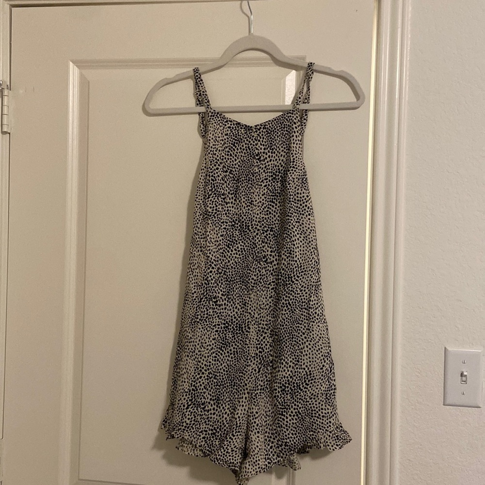 Boho low back romper